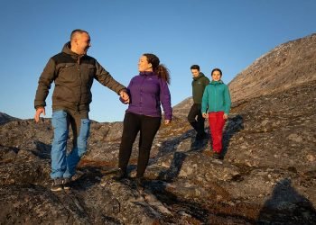 De voksne i Grønland er bevægelsesaktive