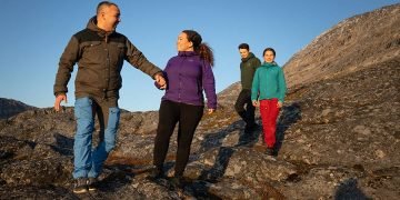 De voksne i Grønland er bevægelsesaktive