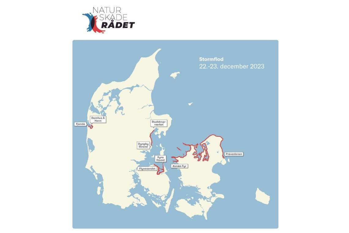 De berørte områder (Naturskaderådet)
